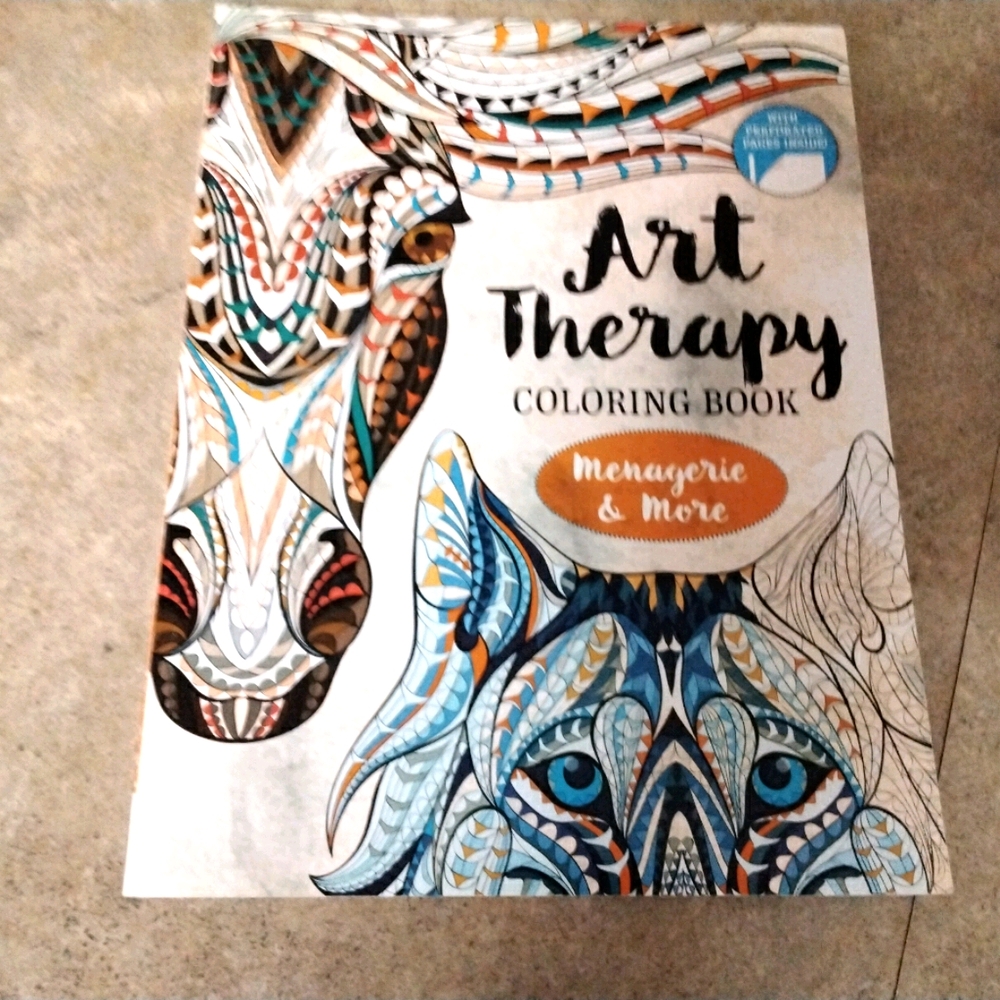 ART THERAPY COLORING BOOK